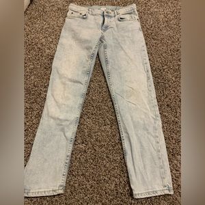 Zara light denim jeans